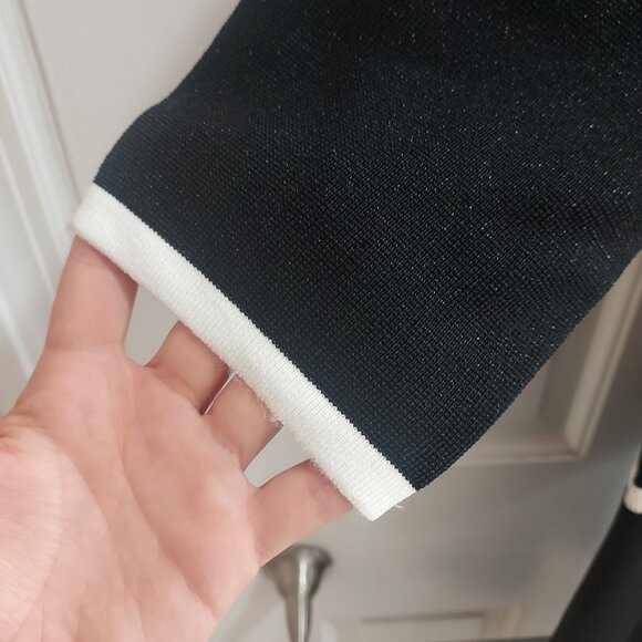 Rebecca Vallance Ella Black Crystal Bow Stretch Short Sleeve Cocktail Dress - Picture 4 of 11